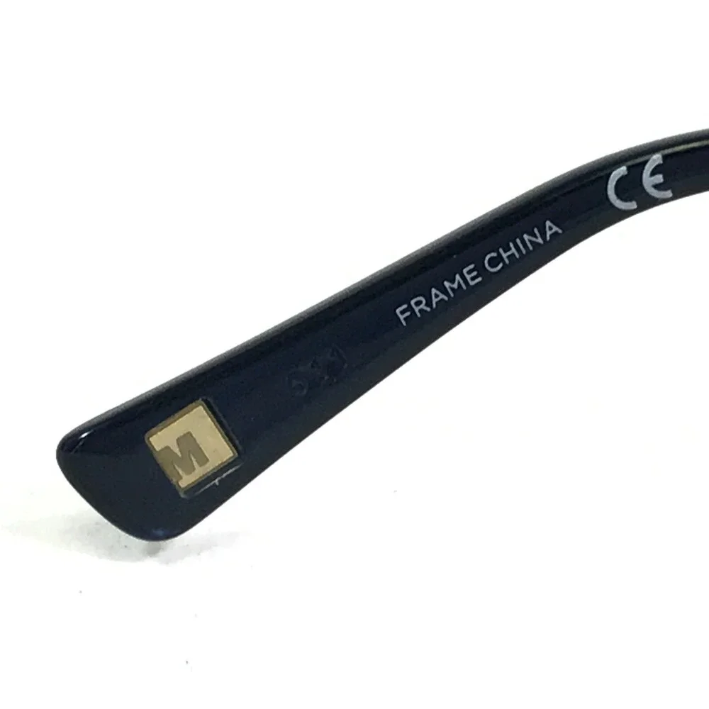Marchon NYC Eyeglasses Frames 412 CAROUSEL Blue Square Cat Eye 53-16-135